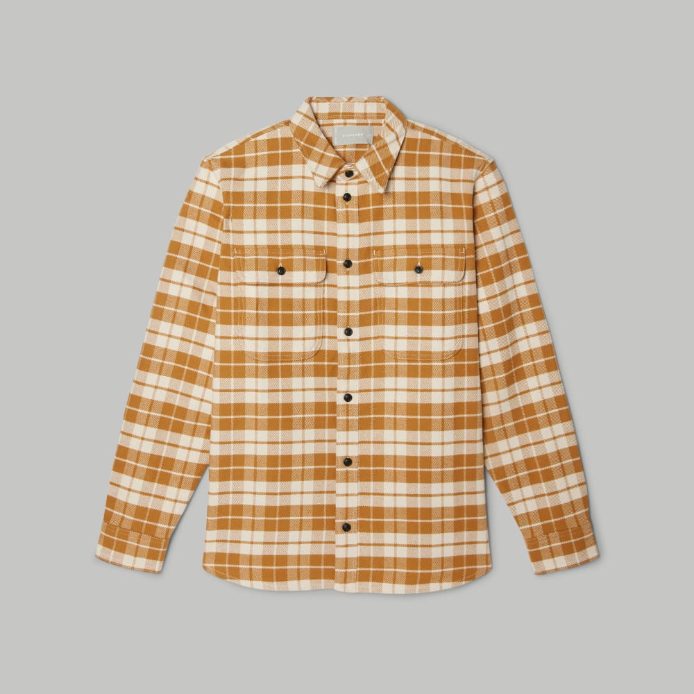 The Heavyweight Overshirt | Uniform | Golden Brown / Parchment - Image 2