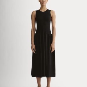 The Knit Crew Dress | Black