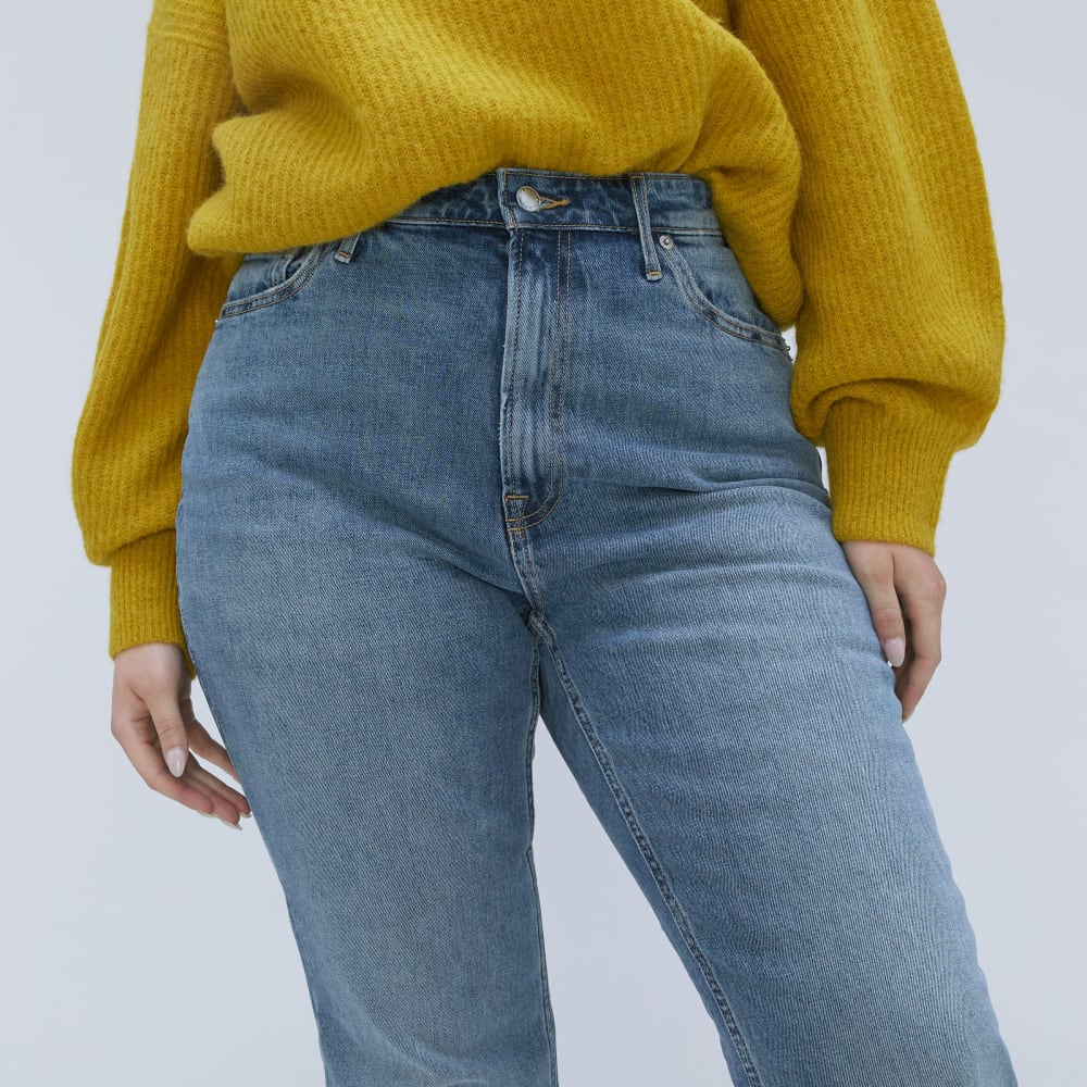 The Cheeky Hourglass Jean | Worn-In Mid Blue | 28.5 Inseam - Image 4