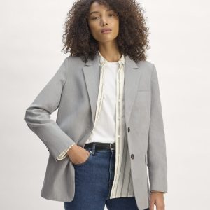 The Oversized Blazer in Buttersmooth | Heather Steel