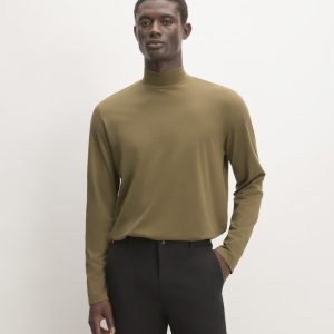 The Organic Cotton Long-Sleeve Turtleneck | Beech