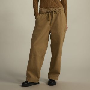 The Canvas Organic Cotton Pull-On Pant | Cappuccino