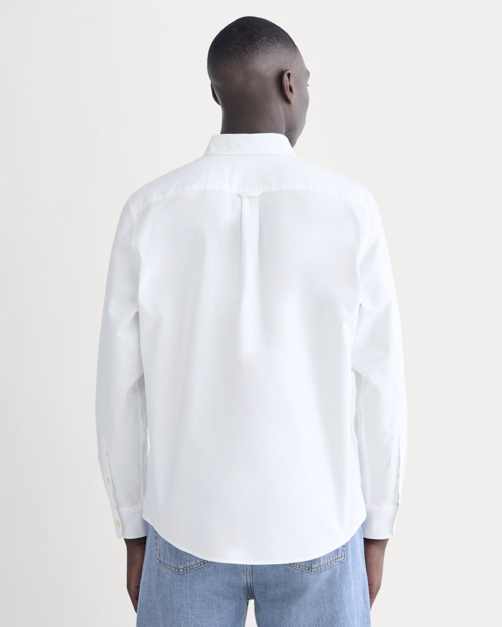 The Slim Oxford Shirt | White | Standard - Image 5