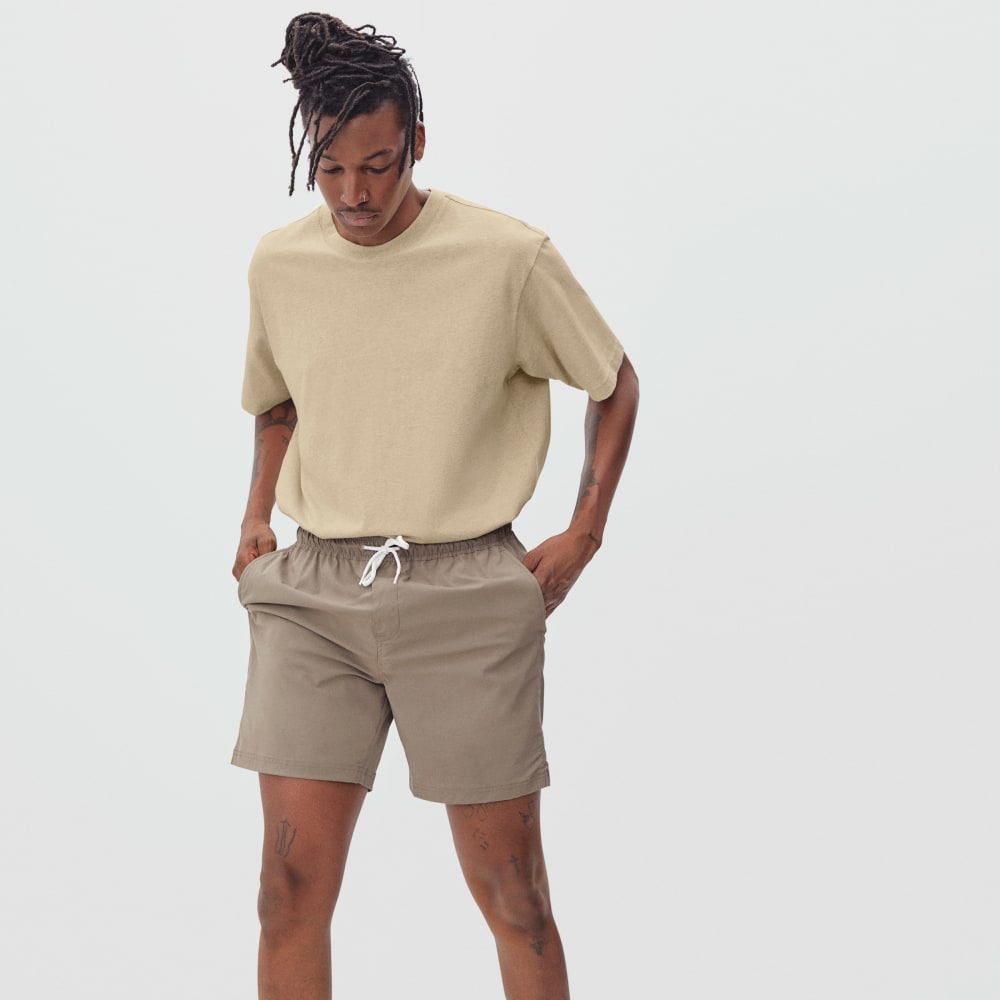 The Premium-Weight Relaxed Crew | Uniform | Heathered Cashew - Image 5