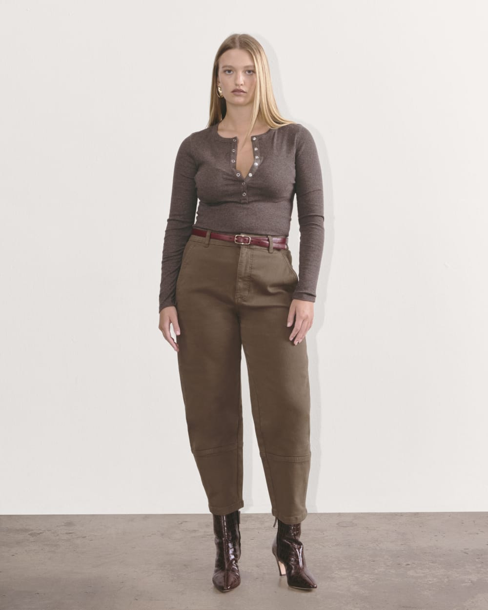 The Utility Barrel Pant | Cocoa | Regular - Image 7