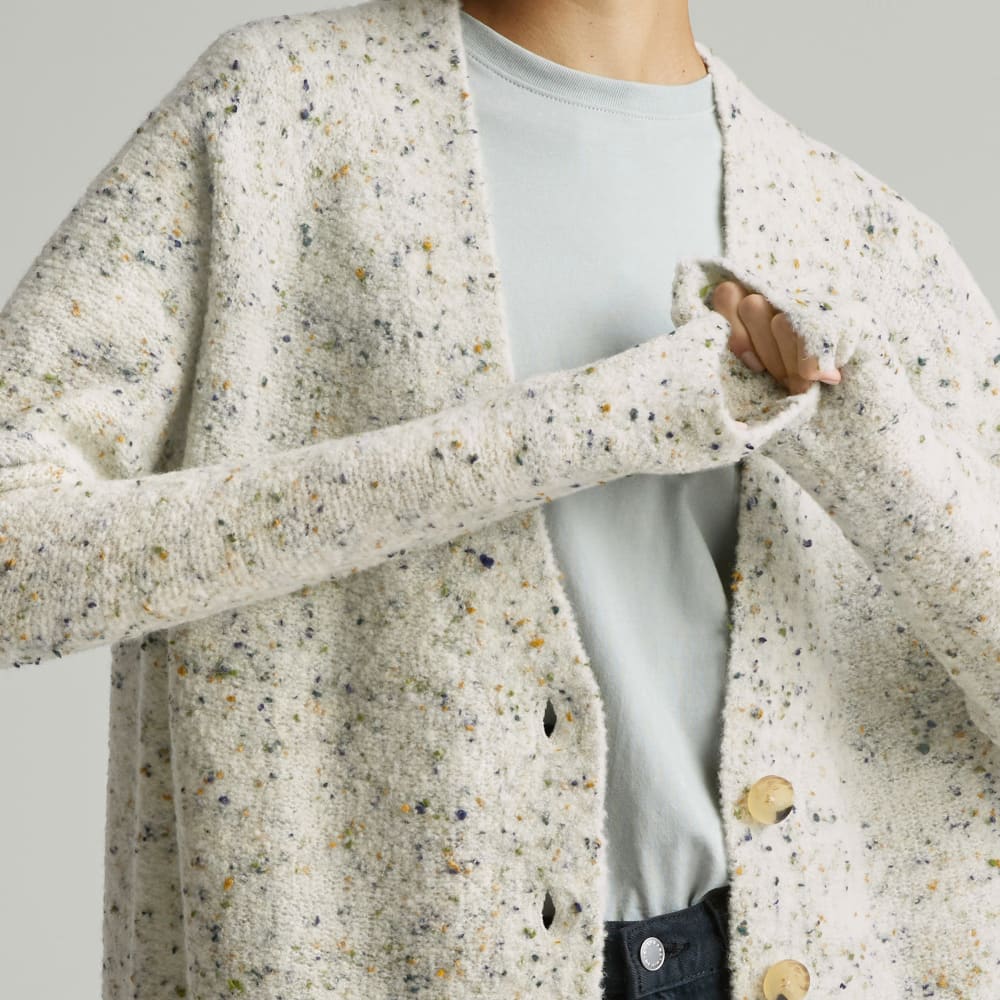 The Confetti Cardigan | Seafoam Green Multi - Image 4