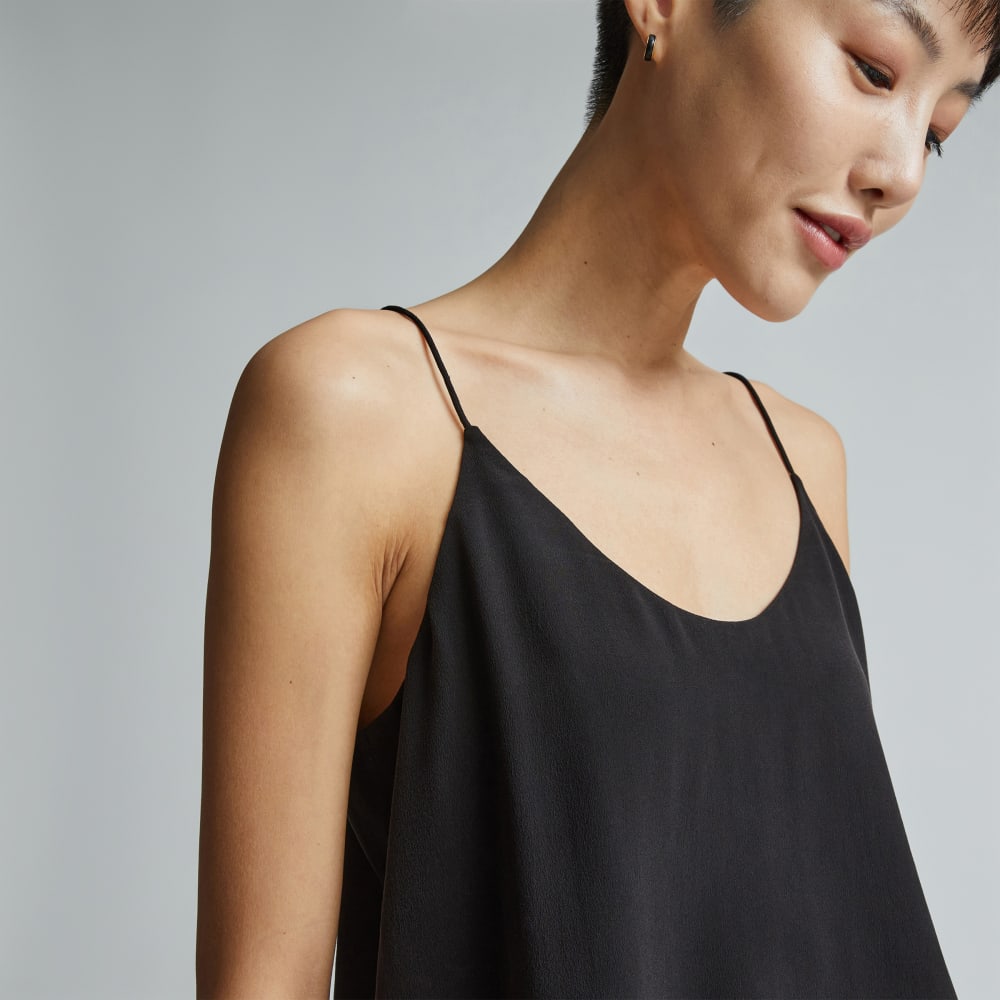 The Washable Clean Silk Cami | Black - Image 4