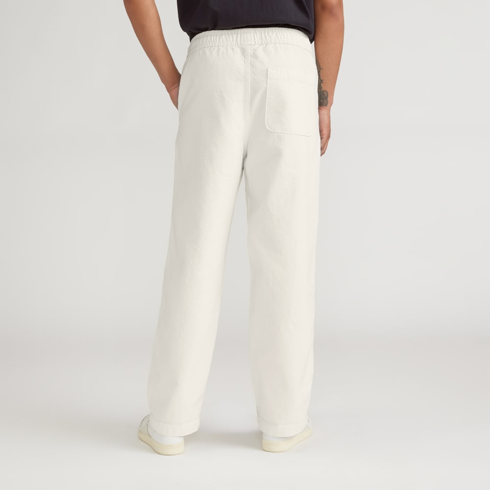 The Canvas Organic Cotton Drawstring Pant | Bone - Image 3