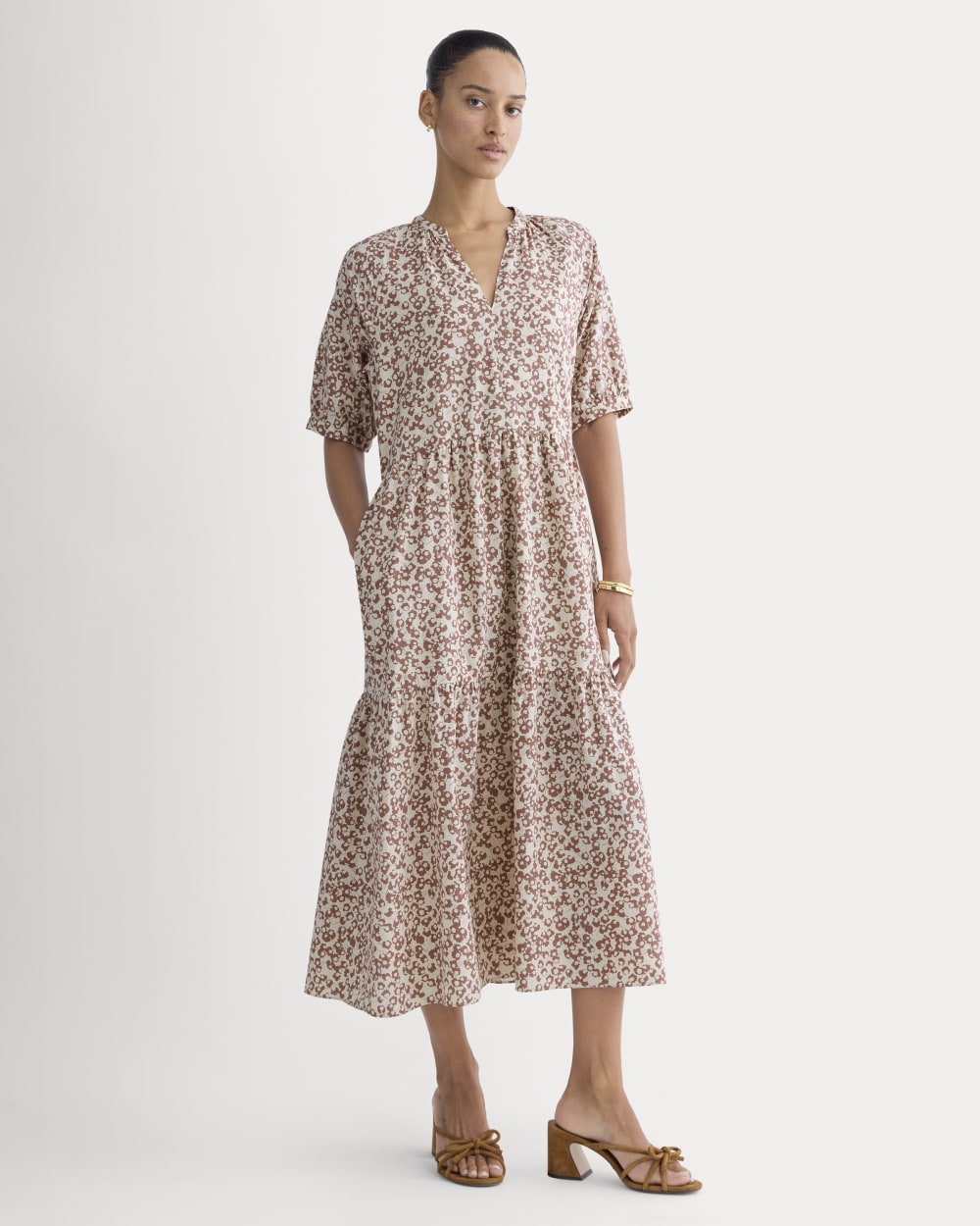 The Farmers Market Dress | Natural / Rose Dusk Floral