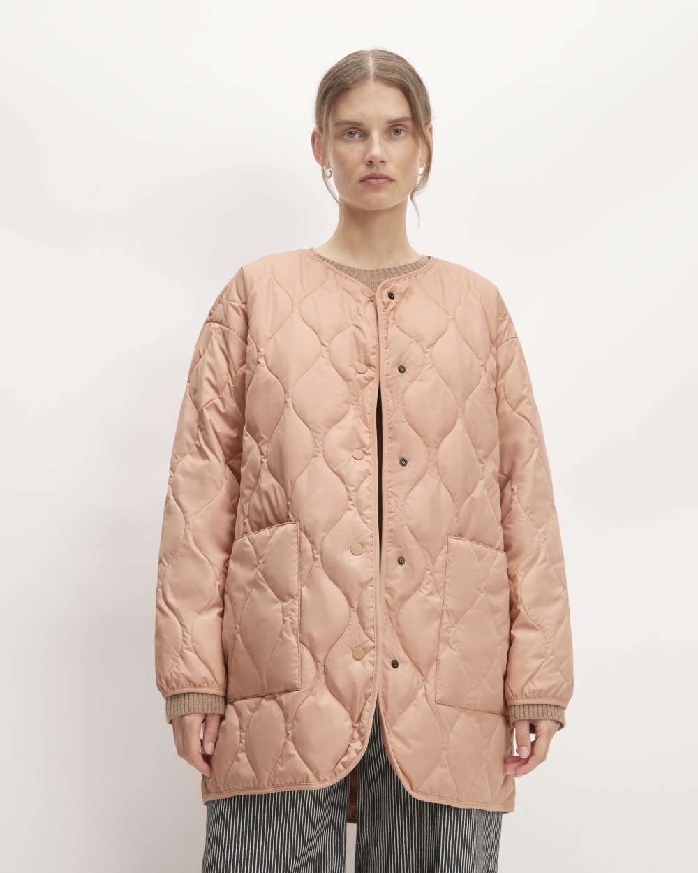 The Quilted Liner | Blush Pink