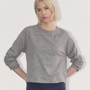 The Perform Crew Tee |  Heathered Grey