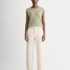 The Utility Straight-Leg Pant | Bone | 26.5 Inseam