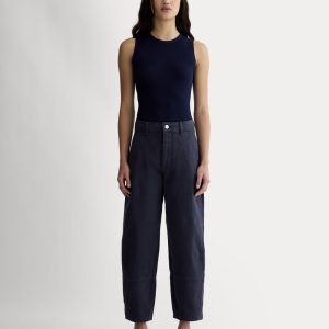 The Utility Barrel Pant | Navy | Regular