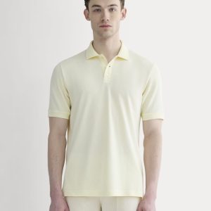 The Pique Polo | Light Yellow