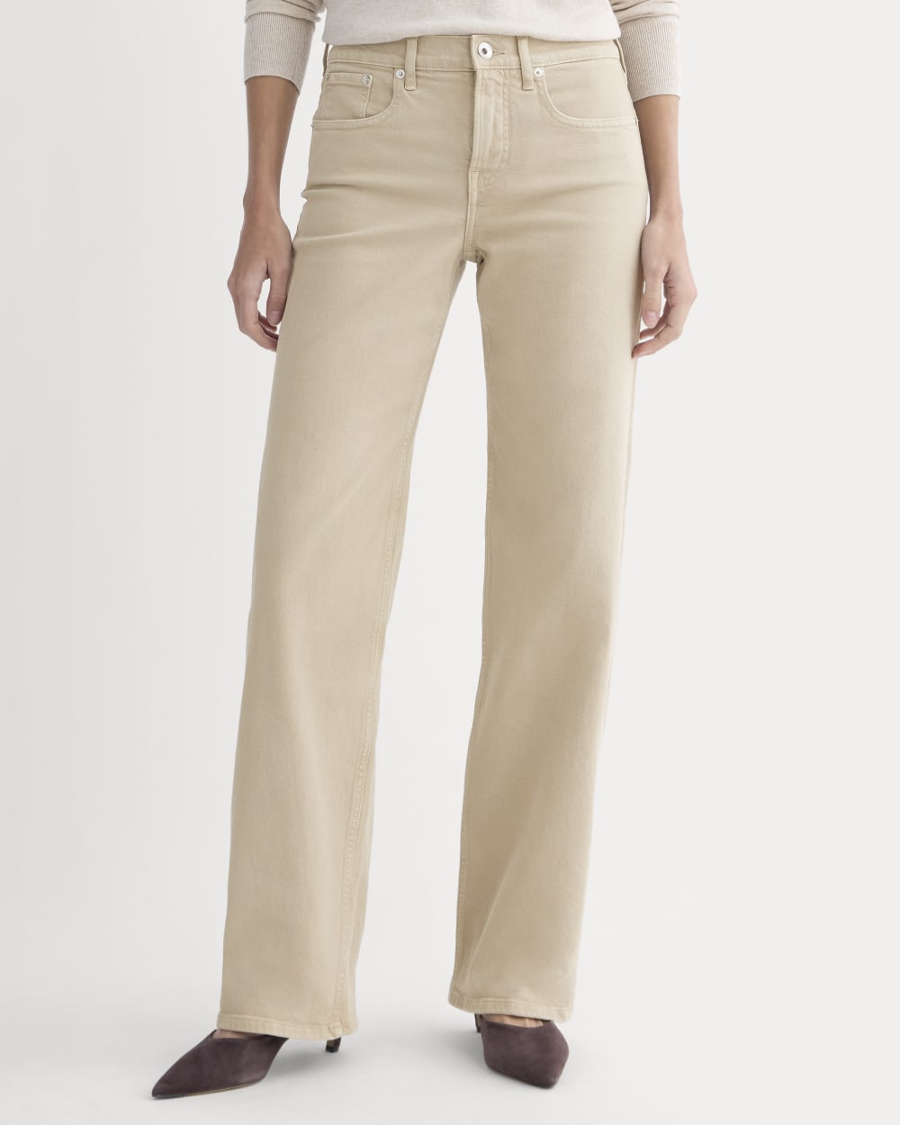 The Column Jean | Garment-Dyed Tan | 31.5 Inseam - Image 3