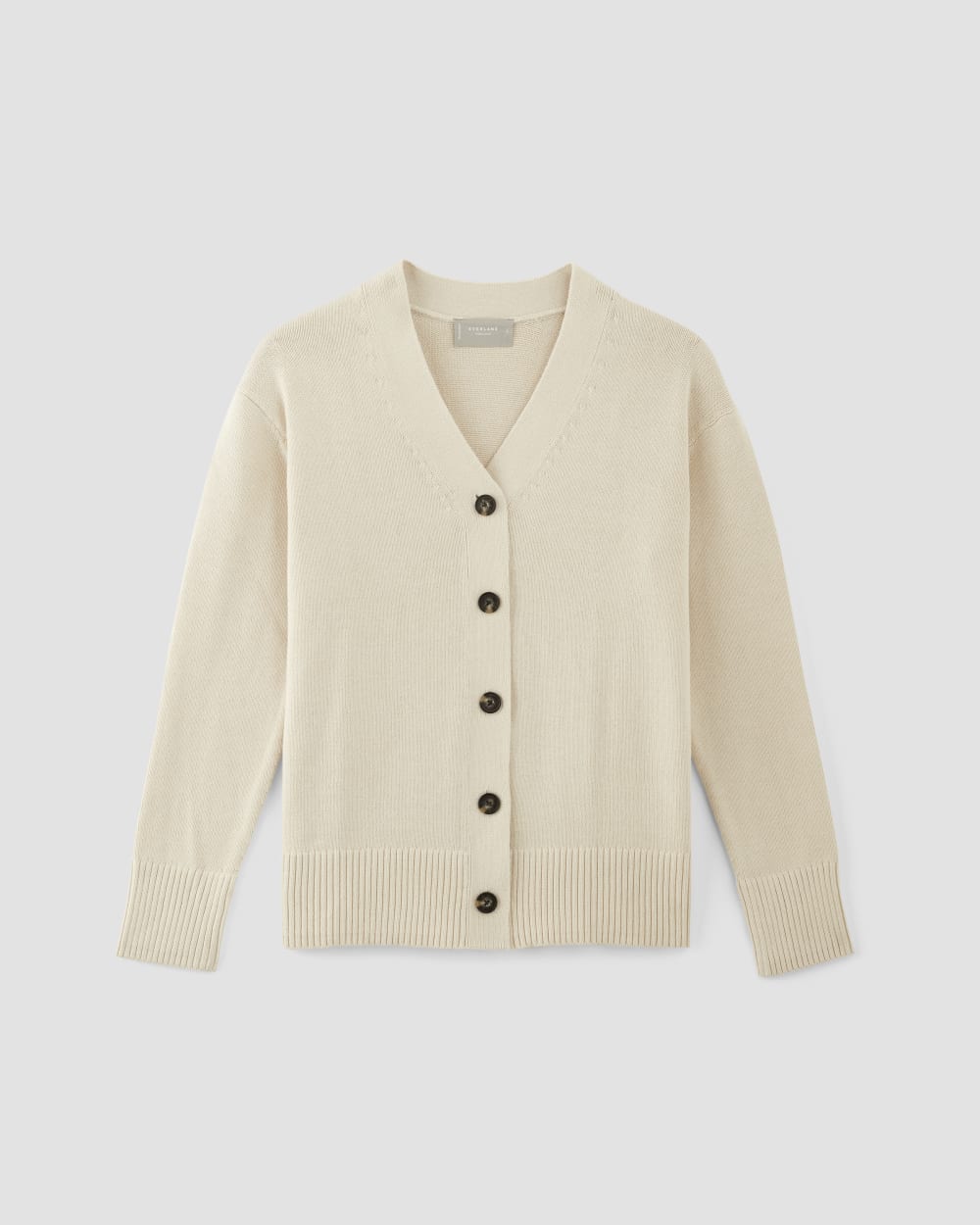 The Organic Cotton Cardigan | Canvas - Image 2