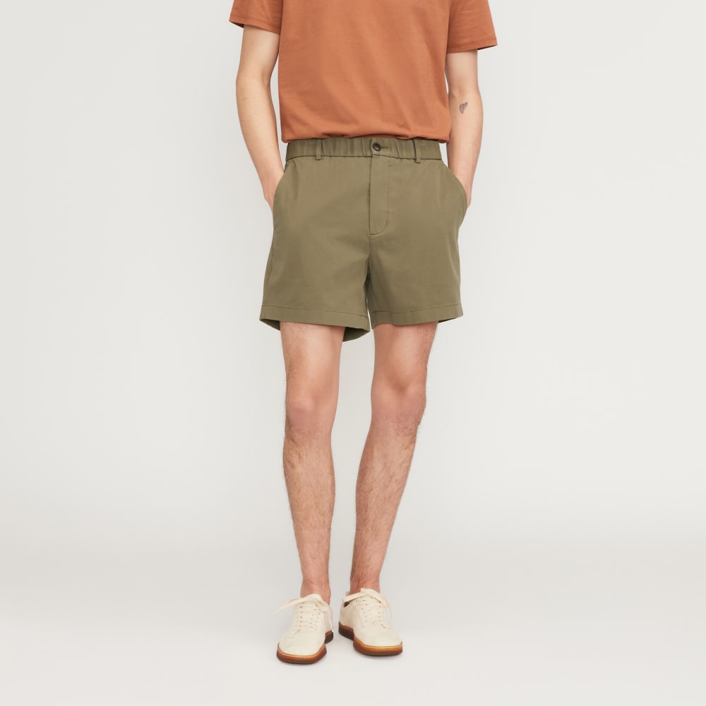 The Pull-On Performance Chino 5 Short | Kalamata