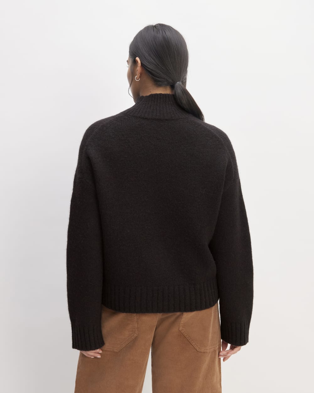 The Cloud Oversized Turtleneck | Black - Image 6