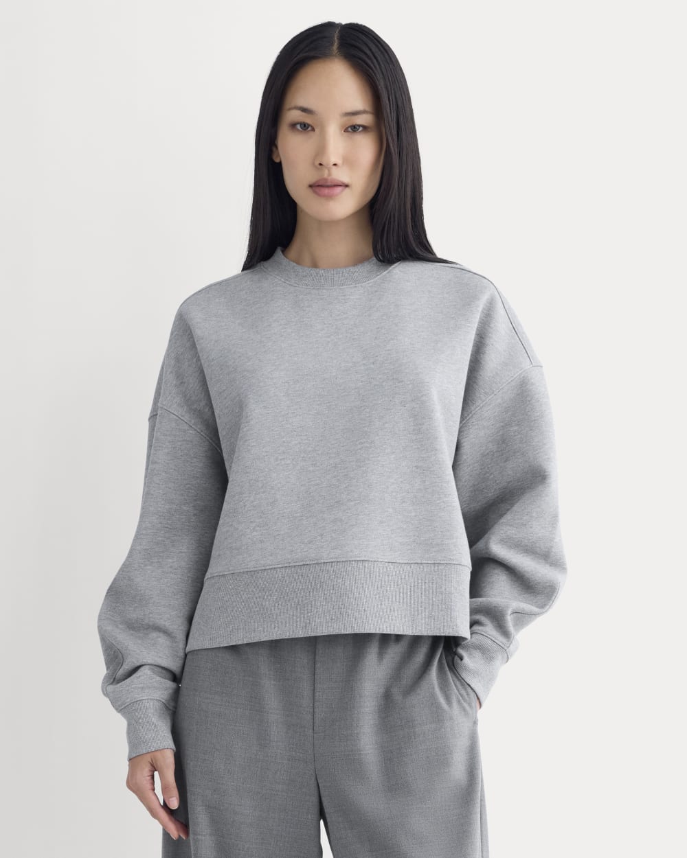 Luxe Fleece Sweatshirt | Vintage Heather Grey