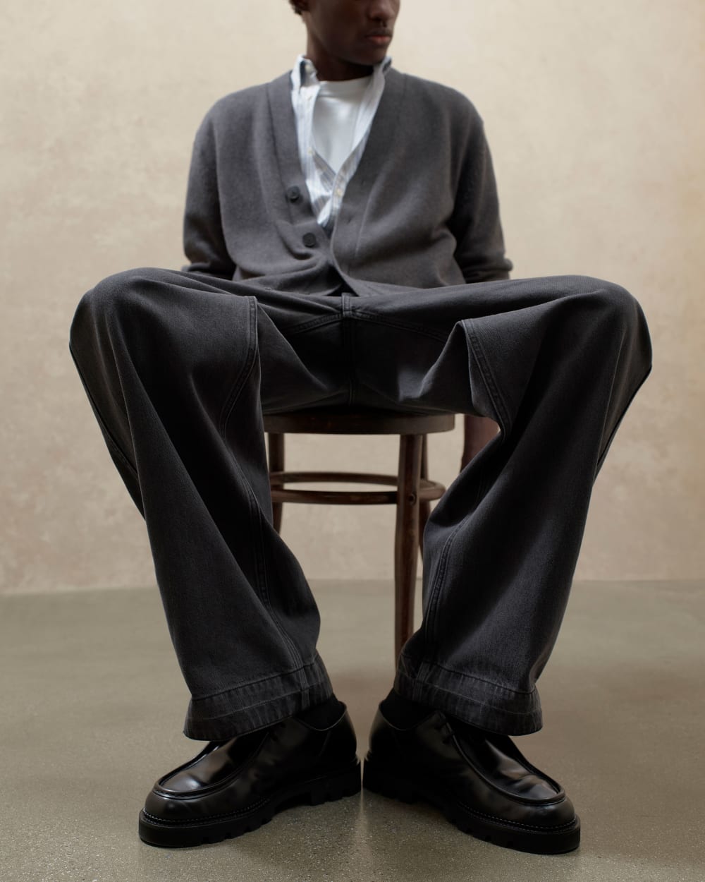 Baggy Rigid Jean | Washed Black | 29 - Image 8