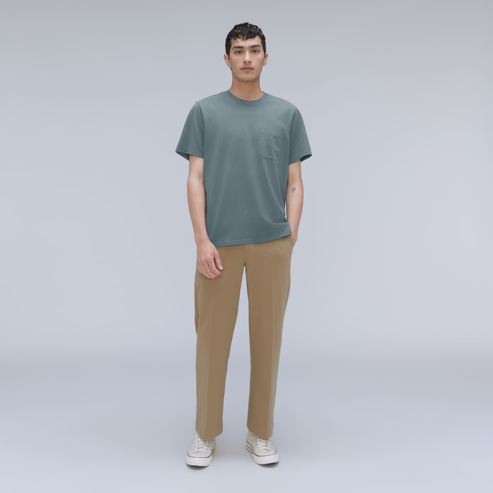 The Organic Cotton Pocket Tee | Greyish Blue - Image 6