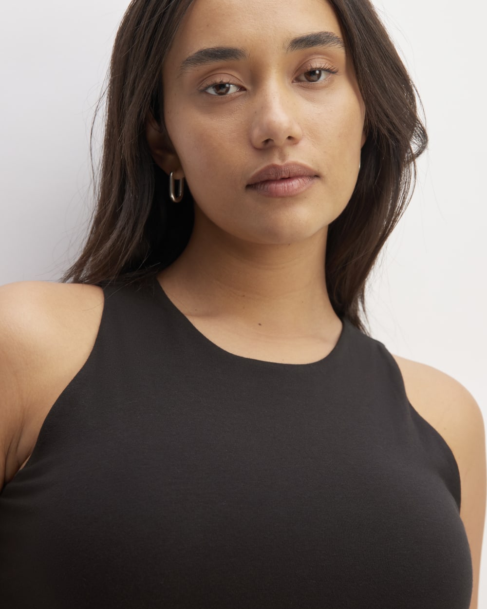 The Supima® High-Neck Riviera Dress | Black - Image 5