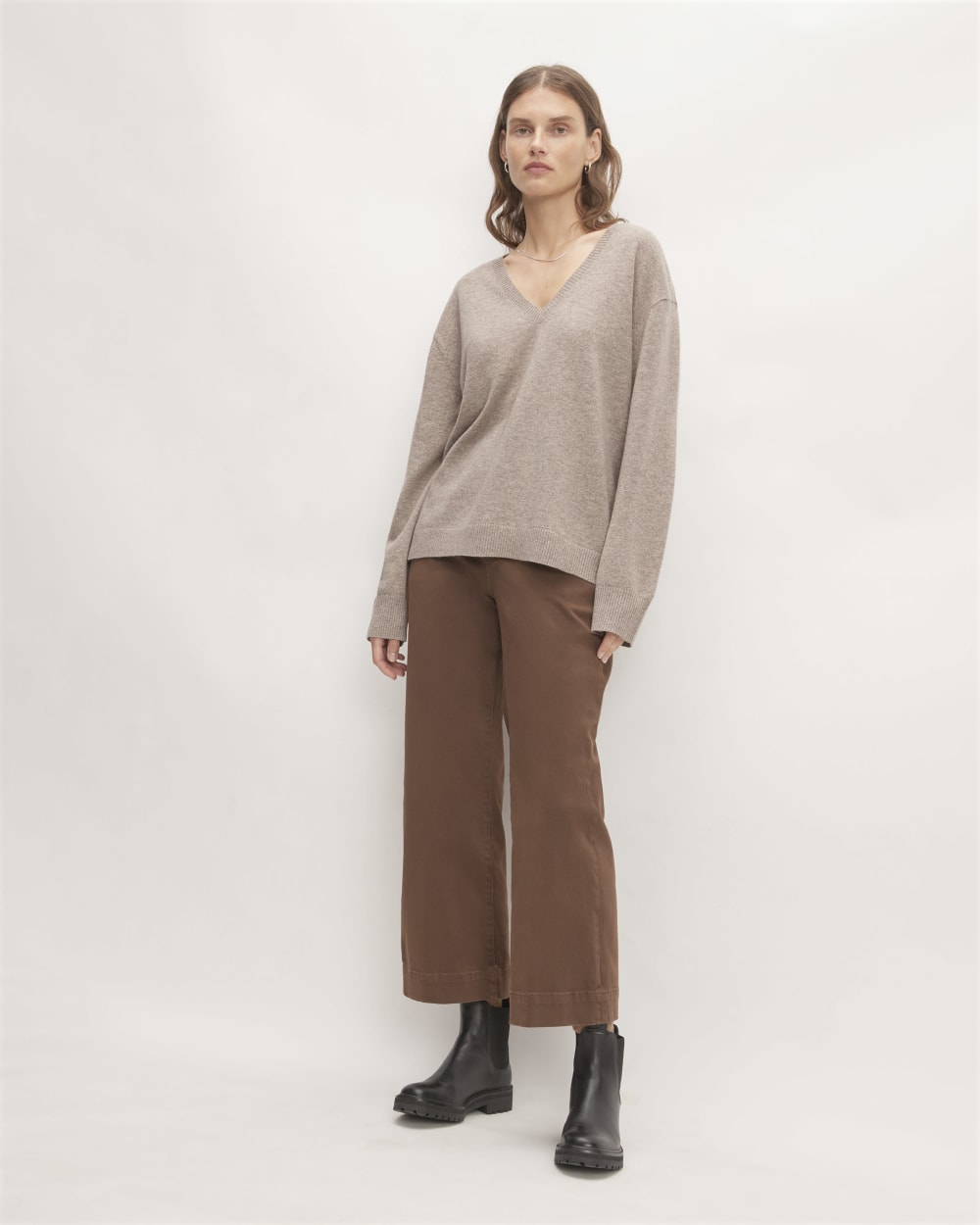 The Classic V in Cashmere | Toasted Sesame - Image 3