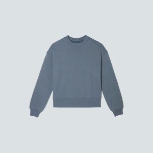 The Track Oversized Crew | Faded Blue