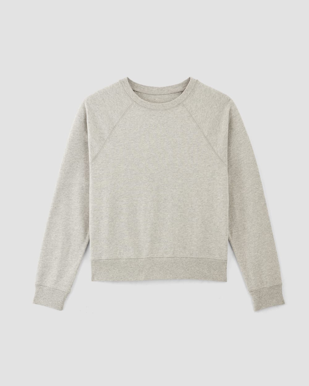 The Off-Duty Long-Sleeve Tee | Pale Heather Grey - Image 2
