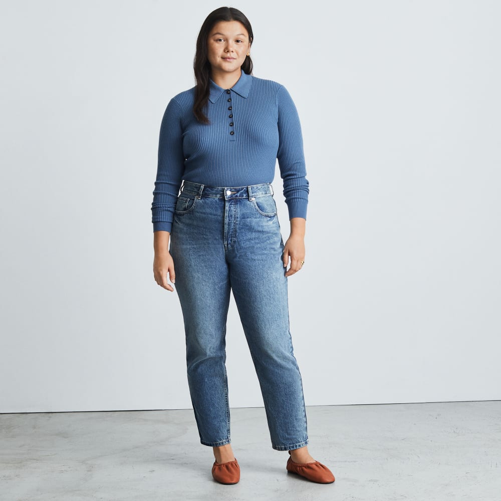 The '90s Cheeky Hourglass Jean | Vintage Mid Blue | 28.5 Inseam