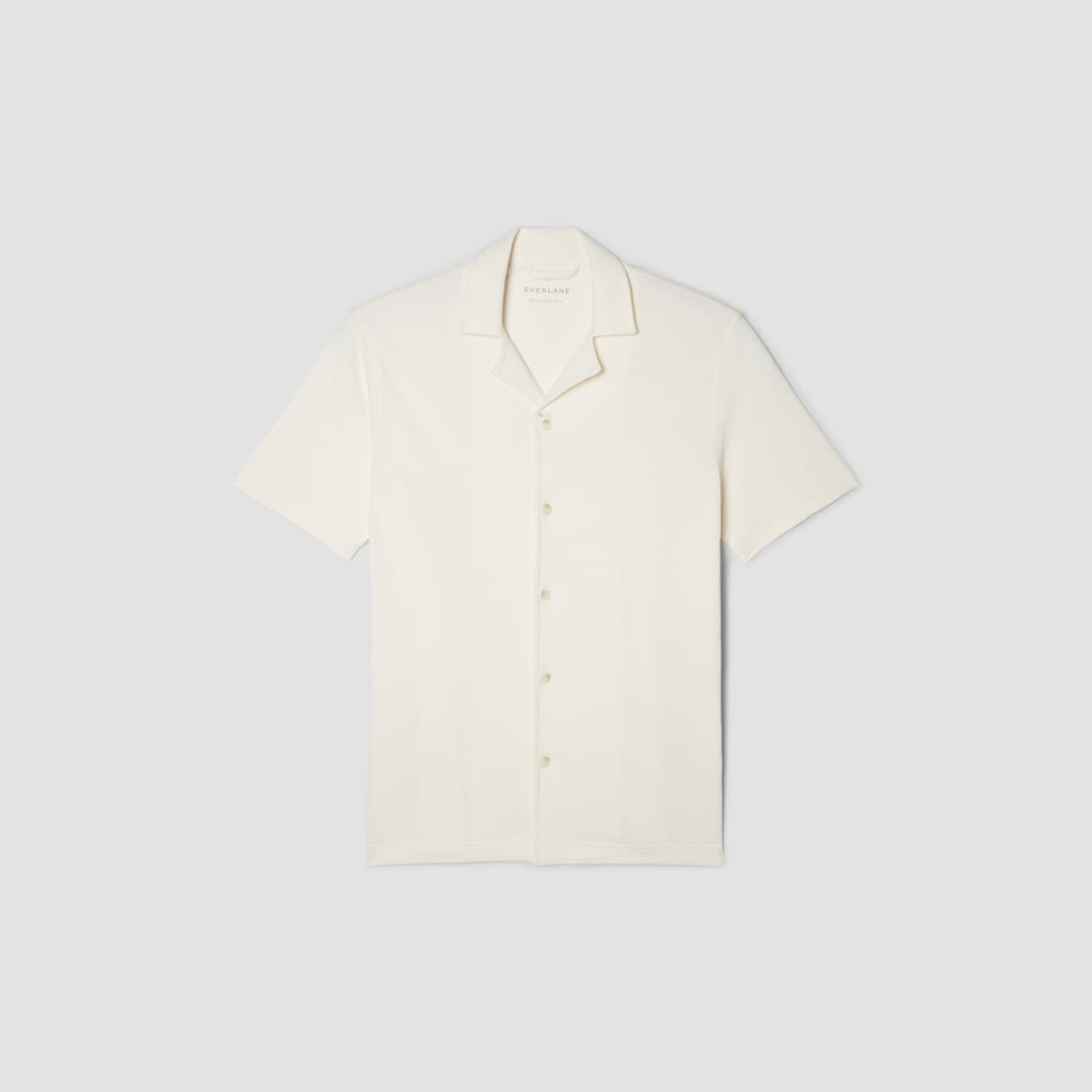 The Pique Short-Sleeve Shirt | Bone - Image 2
