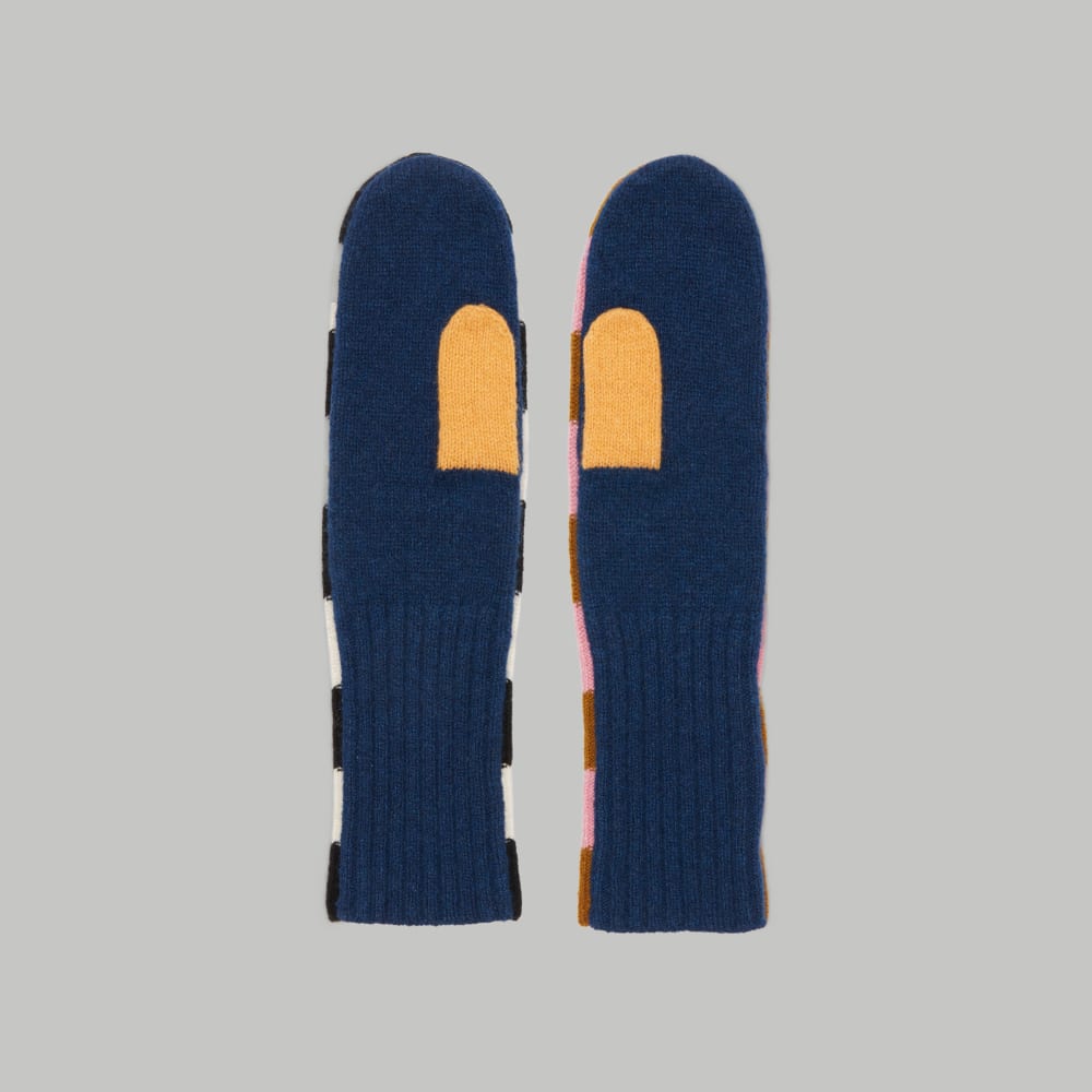 The Cashmere Mittens | Multi Stripe - Image 4