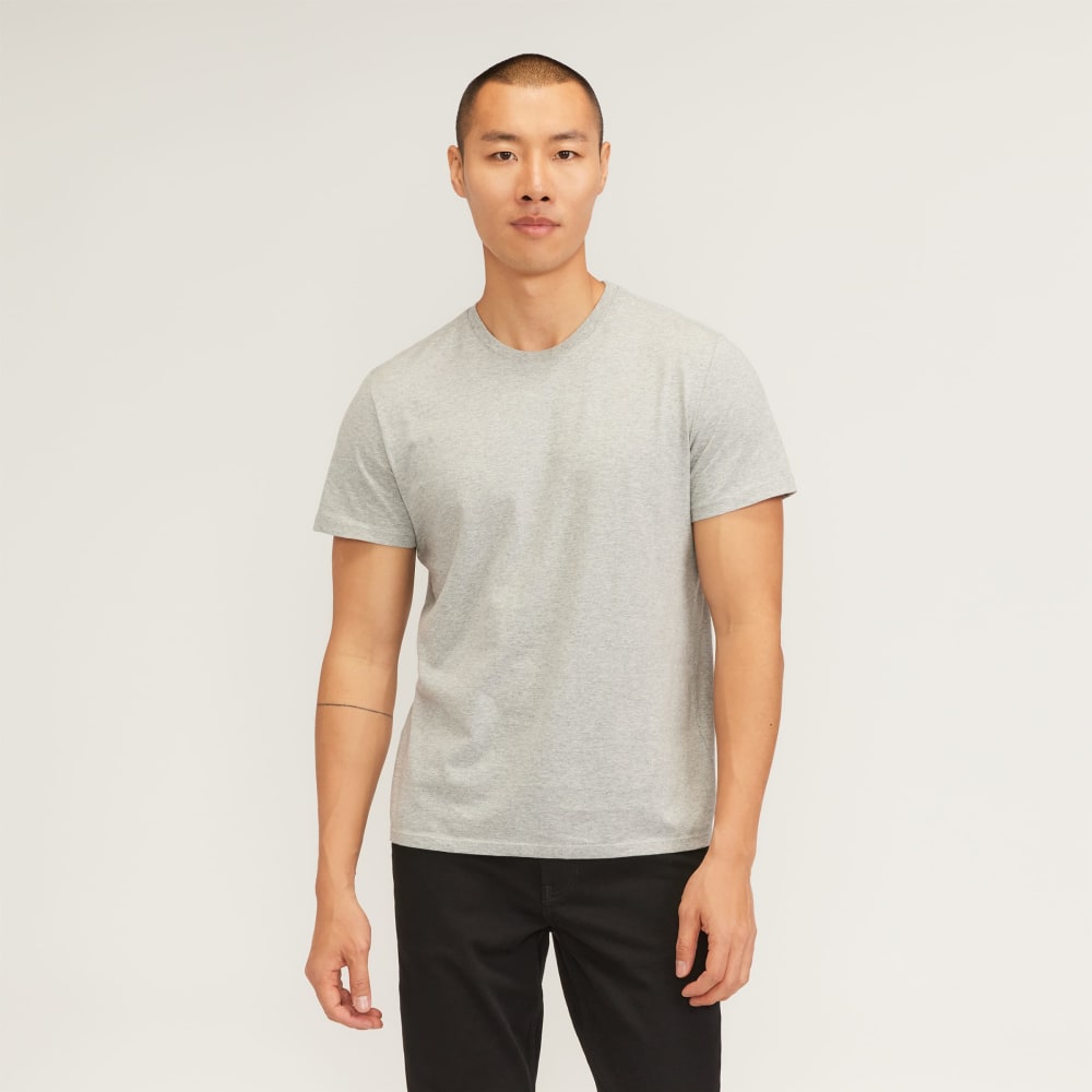 The Organic Cotton Crew | Heathered Grey