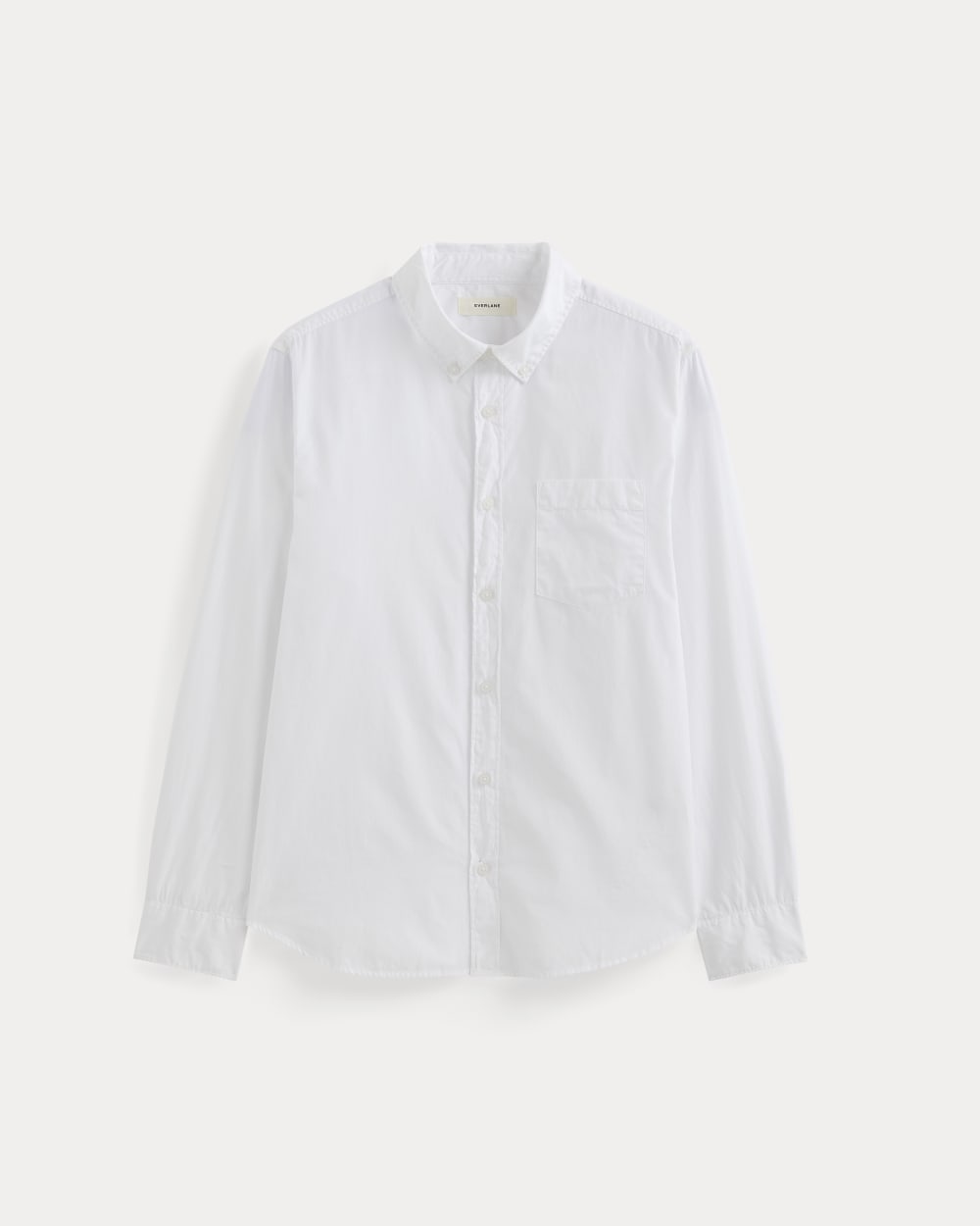 Washed Poplin Shirt | White - Image 2