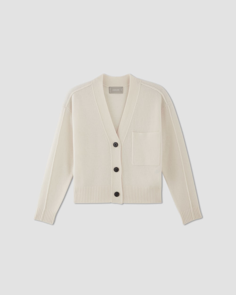 The Good Merino Wool Cardigan | Bone - Image 2