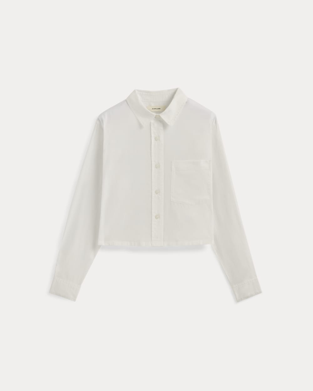 The Way-Short Shirt in Silky Cotton | White - Image 2