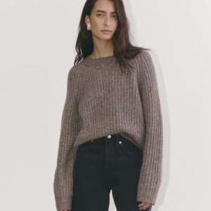 The Fisherman Crew in Cloud | Taupe Melange