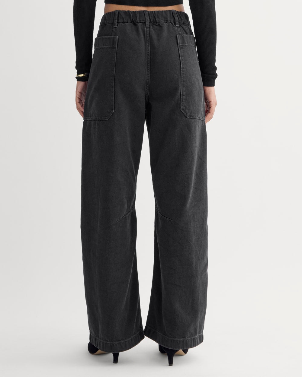 The Gardener Pull-On Jean | Washed Black - Image 5