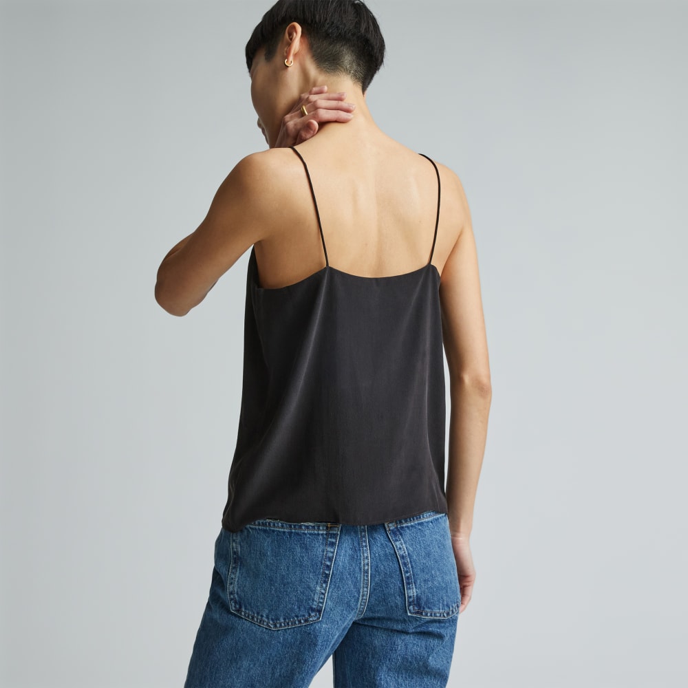 The Washable Clean Silk Cami | Black - Image 3