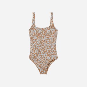 The Square-Neck One-Piece | Honey Floral