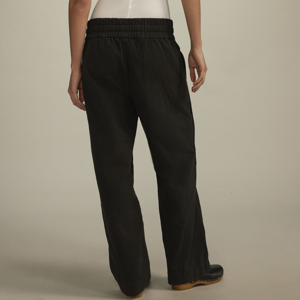 The Canvas Organic Cotton Pull-On Pant | Black - Image 3