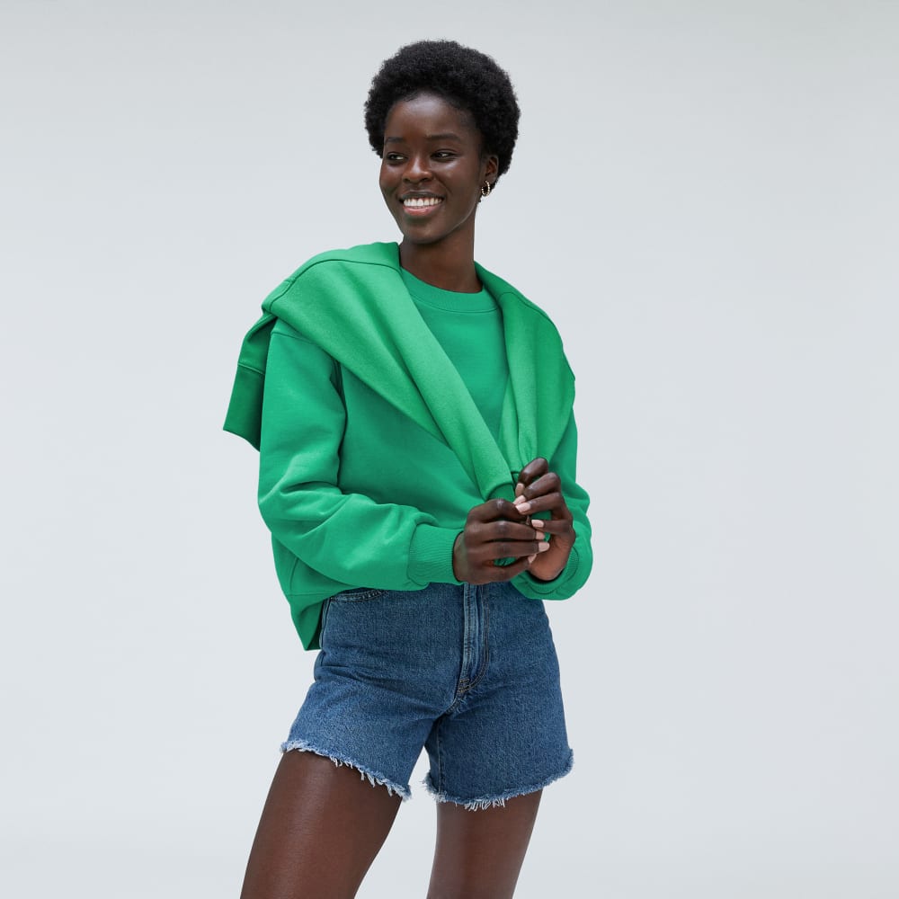 The Track Oversized Crew | Bright Jade - Image 4