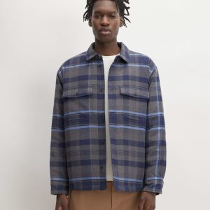 The Flannel Filled Shirt Jacket | Heritage Blue / Black / Navy / Heather Charcoal