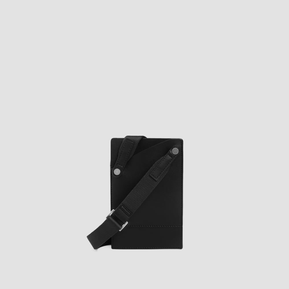 The Cactus Leather Mini Sling Bag | Black - Image 9