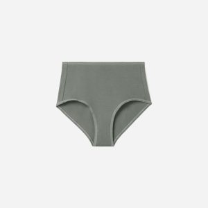 The Cotton High-Rise Hipster | Dark Sage