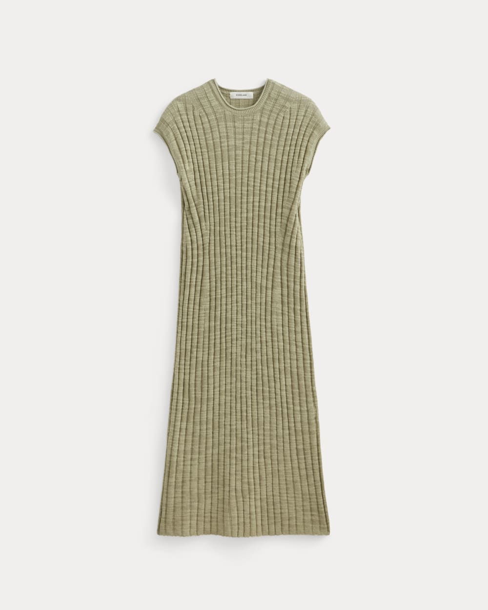 The Column Dress in Cotton Linen | Eucalyptus - Image 2