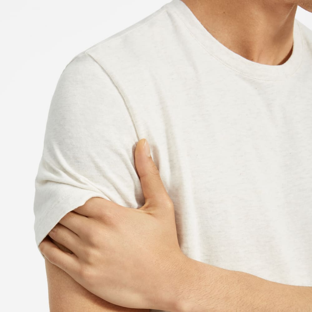 The Organic Cotton Crew | Heather Oatmeal - Image 3