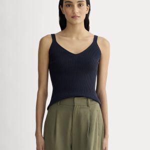 The Fine Knit Cami | Navy