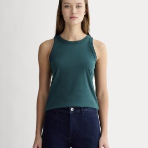 The Tank in Essential Cotton | Dark Sea