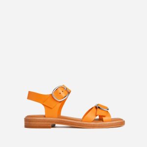 The Twin Buckle Sandal | Turmeric